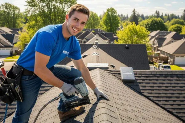 Reattaching and reinforcing loose gutters