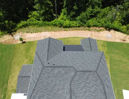 Professional roofing team completing a quality roof installation in Roswell, GA